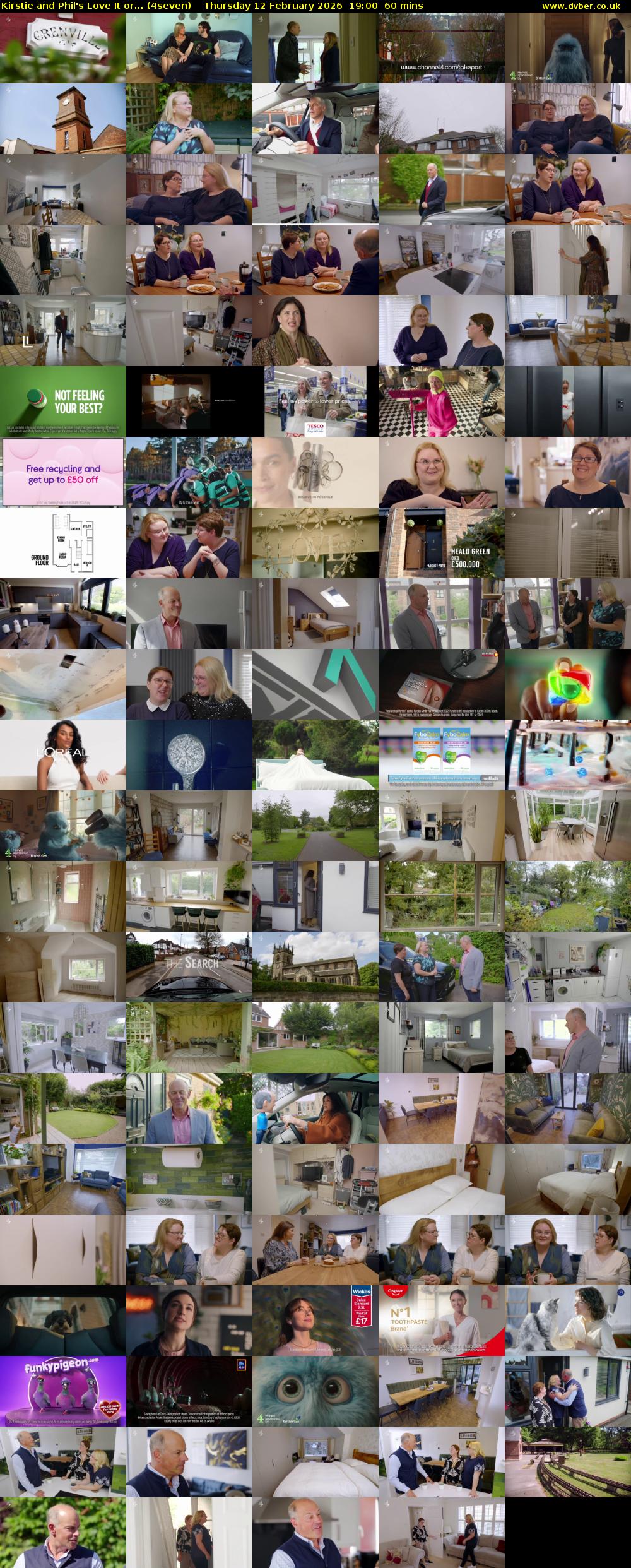 Kirstie and Phil's Love It or... (4seven) Thursday 12 February 2026 19:00 - 20:00