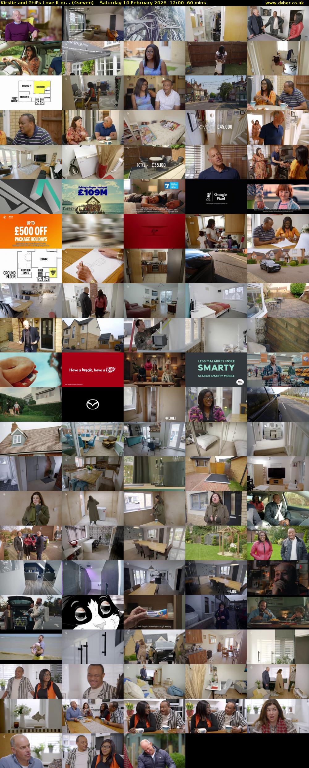 Kirstie and Phil's Love It or... (4seven) Saturday 14 February 2026 12:00 - 13:00