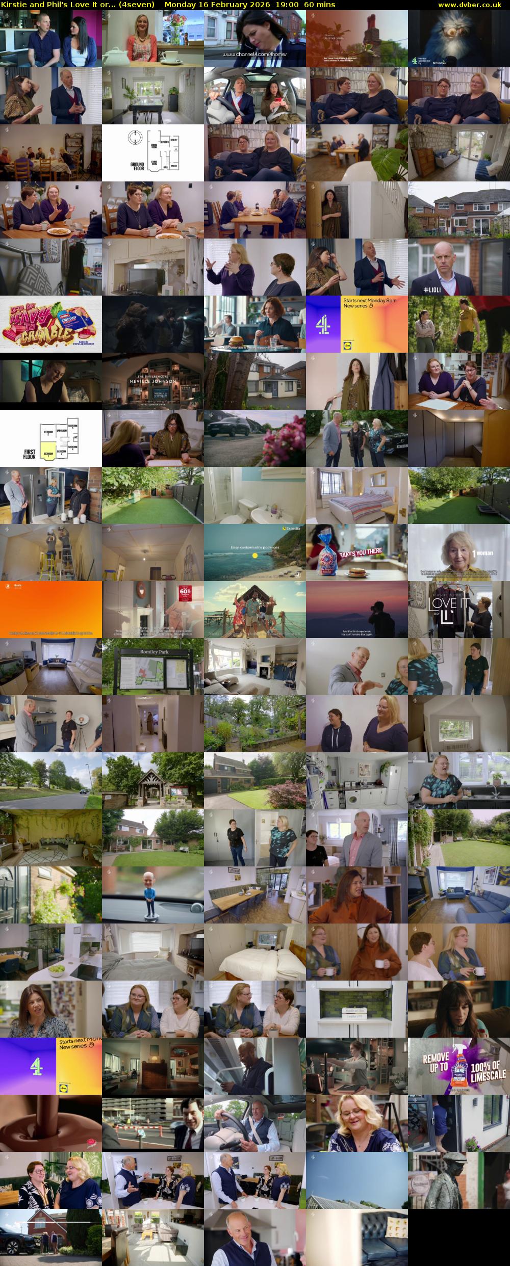 Kirstie and Phil's Love It or... (4seven) Monday 16 February 2026 19:00 - 20:00