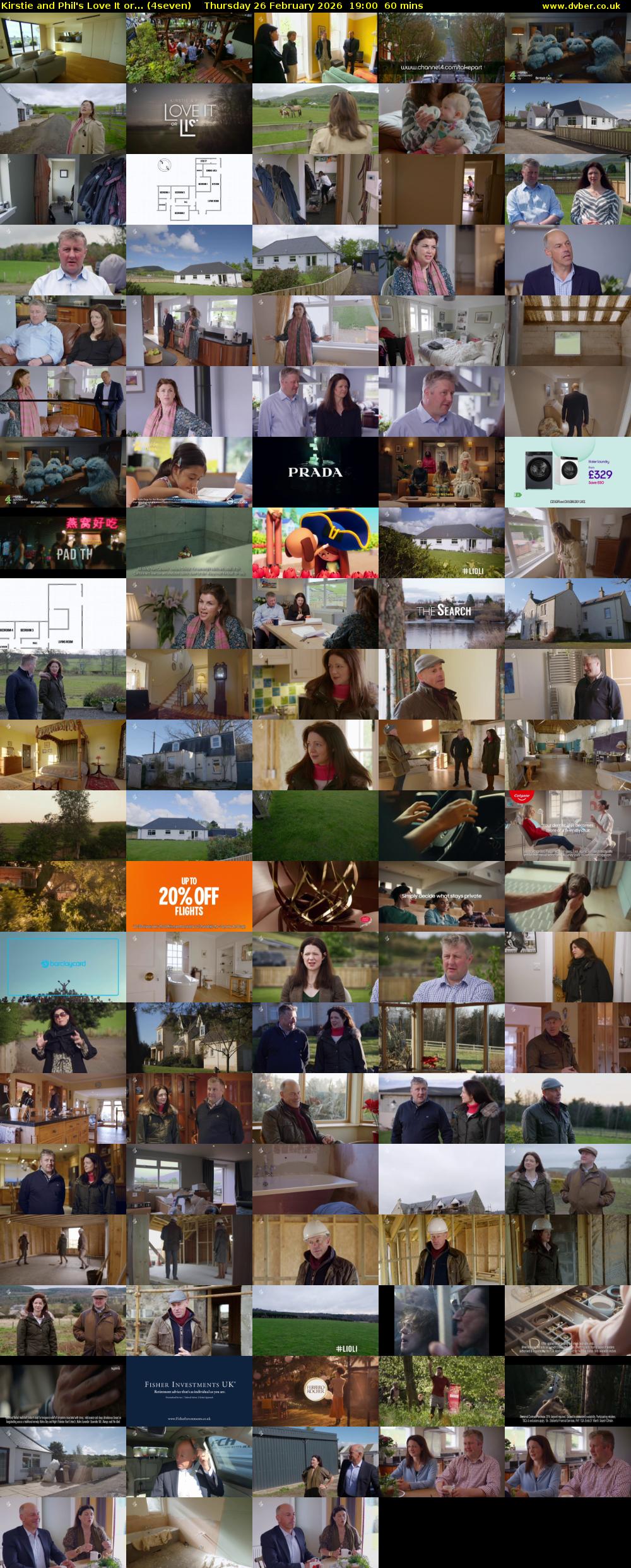 Kirstie and Phil's Love It or... (4seven) Thursday 26 February 2026 19:00 - 20:00