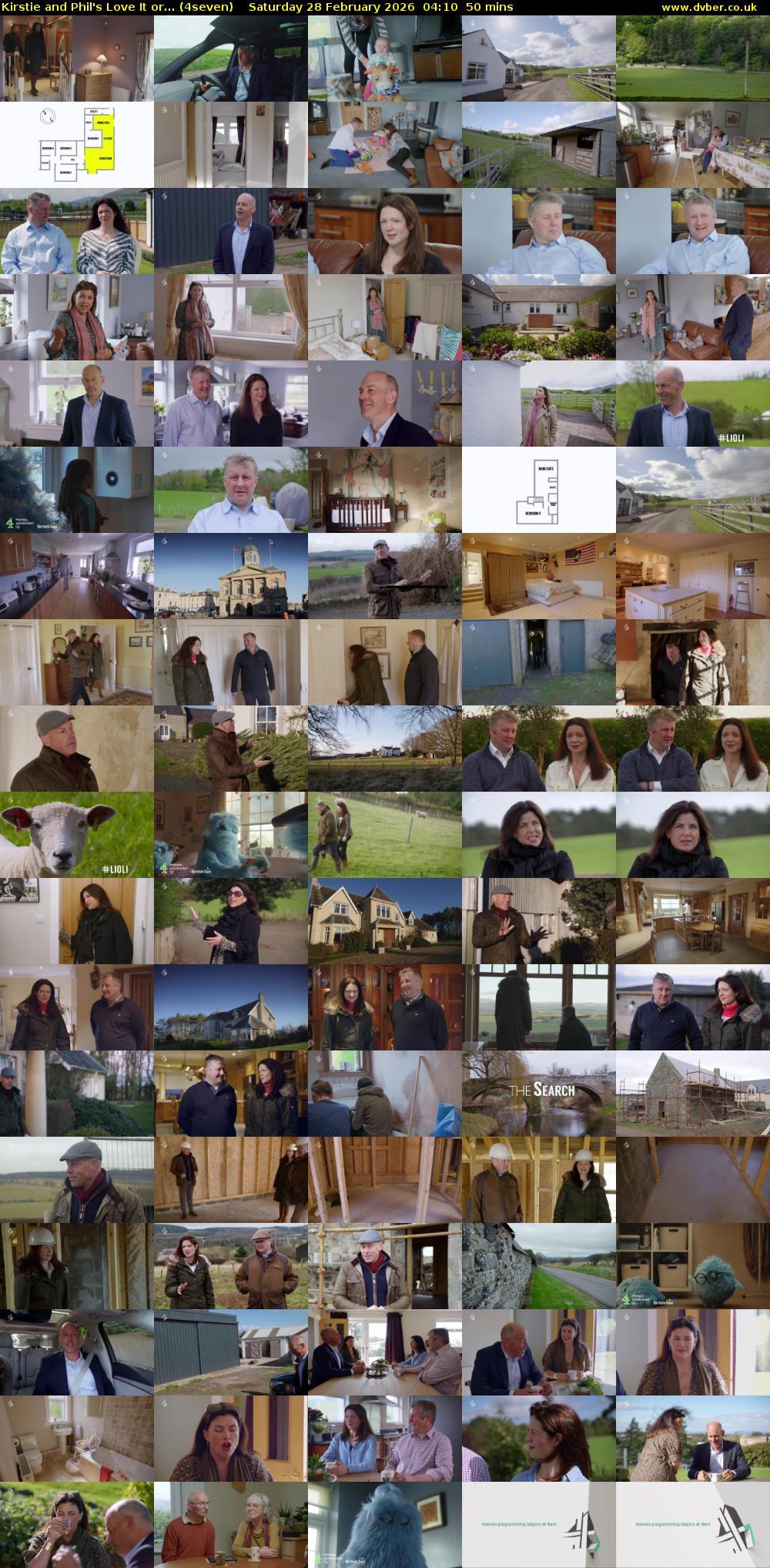 Kirstie and Phil's Love It or... (4seven) Saturday 28 February 2026 04:10 - 05:00