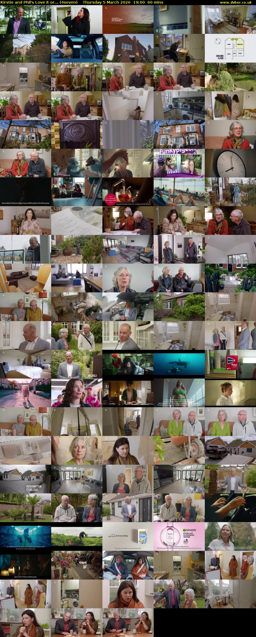 Kirstie and Phil's Love It or... (4seven) Thursday 5 March 2026 19:00 - 20:00