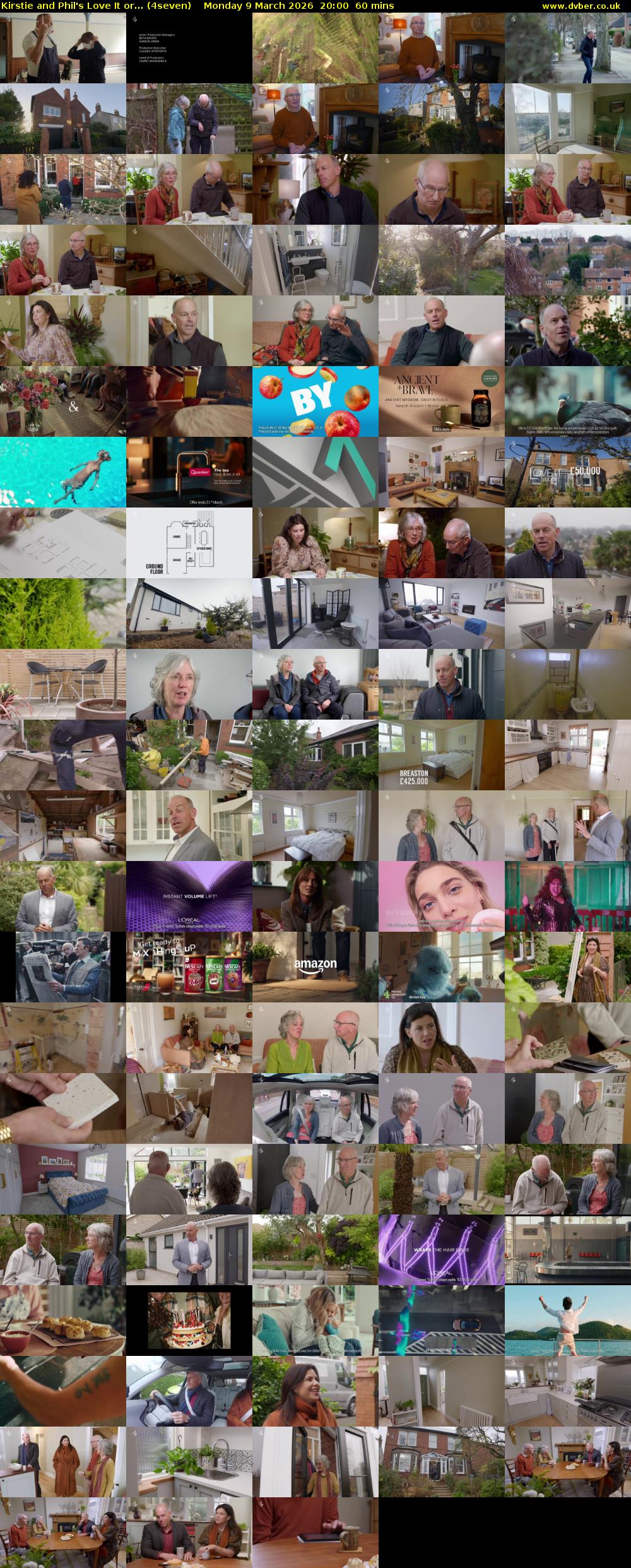 Kirstie and Phil's Love It or... (4seven) Monday 9 March 2026 20:00 - 21:00