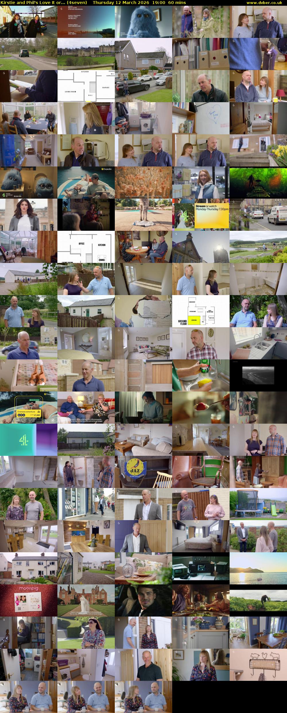 Kirstie and Phil's Love It or... (4seven) Thursday 12 March 2026 19:00 - 20:00