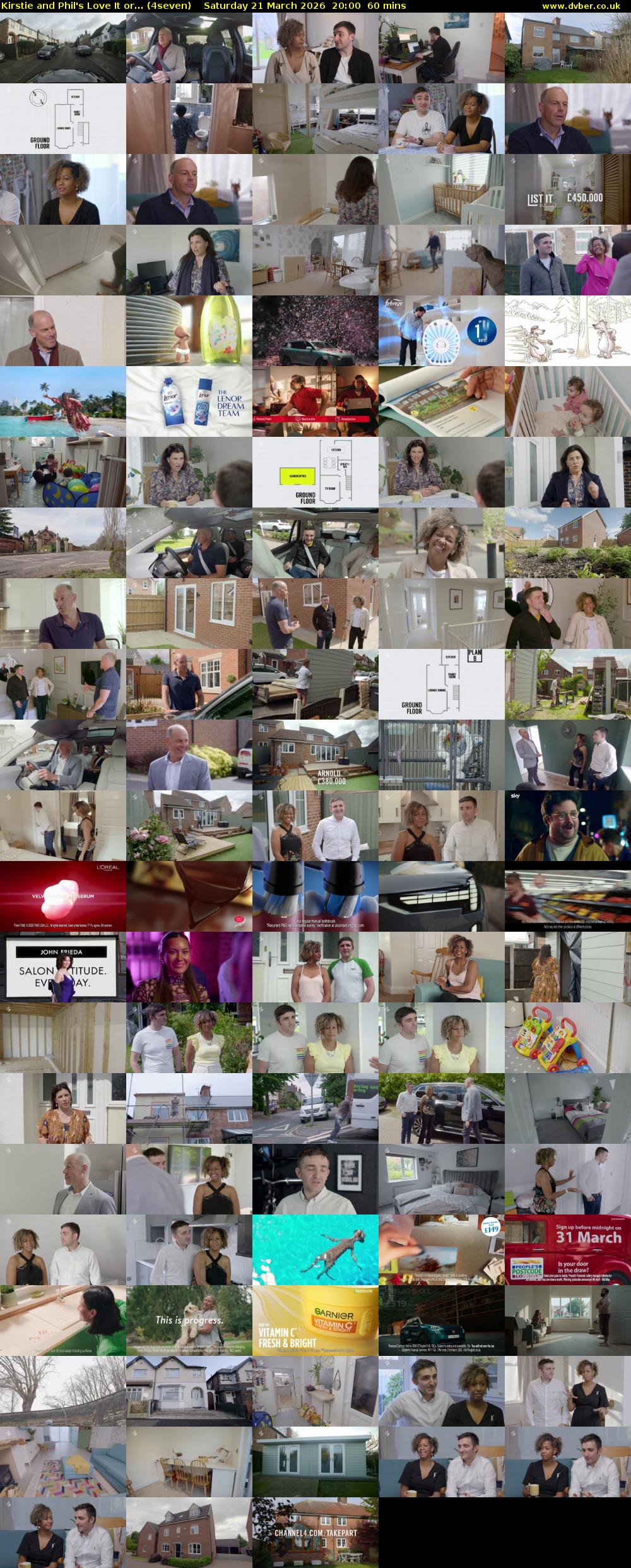 Kirstie and Phil's Love It or... (4seven) Saturday 21 March 2026 20:00 - 21:00