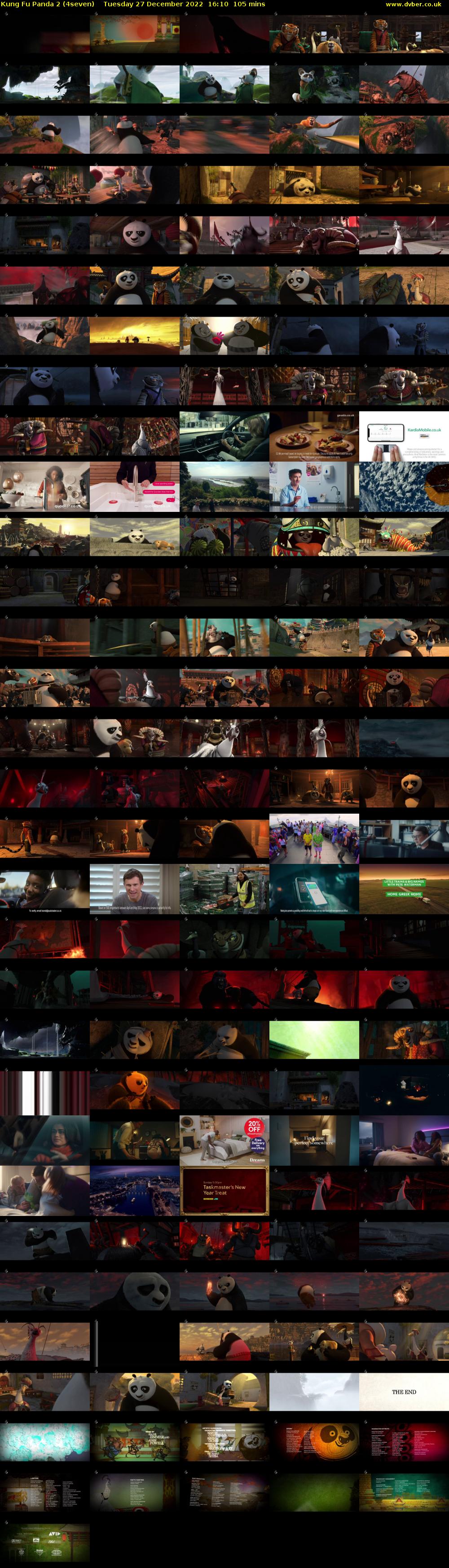 Kung Fu Panda 2 (4seven) Tuesday 27 December 2022 16:10 - 17:55