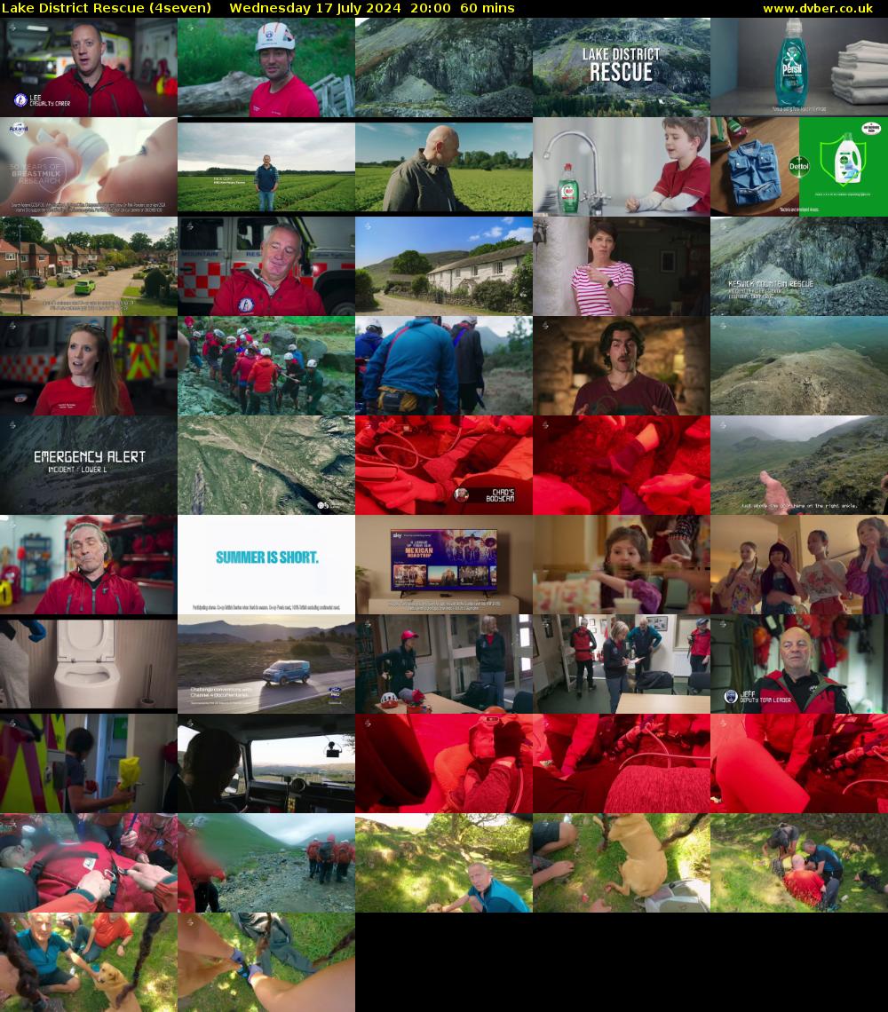 Lake District Rescue (4seven) Wednesday 17 July 2024 20:00 - 21:00