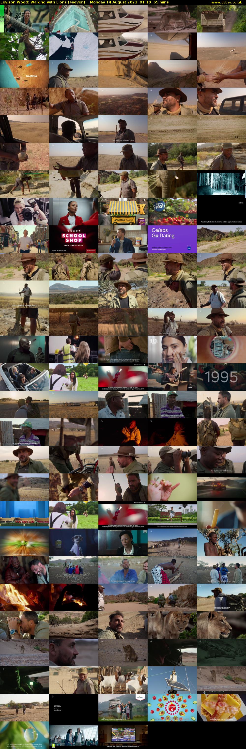 Levison Wood: Walking with Lions (4seven) Monday 14 August 2023 01:10 - 02:15