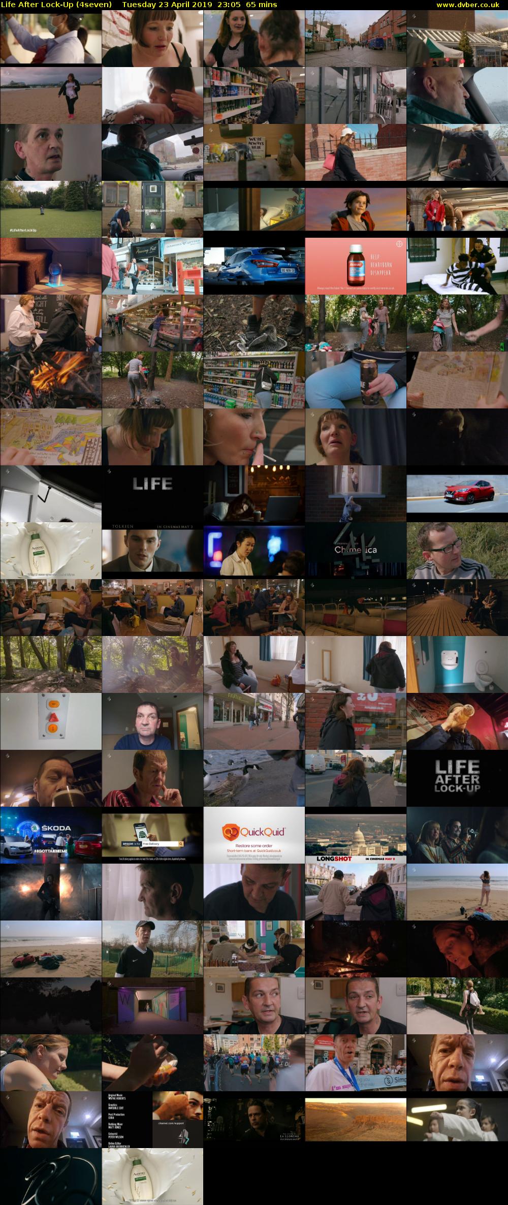 Life After Lock-Up (4seven) Tuesday 23 April 2019 23:05 - 00:10