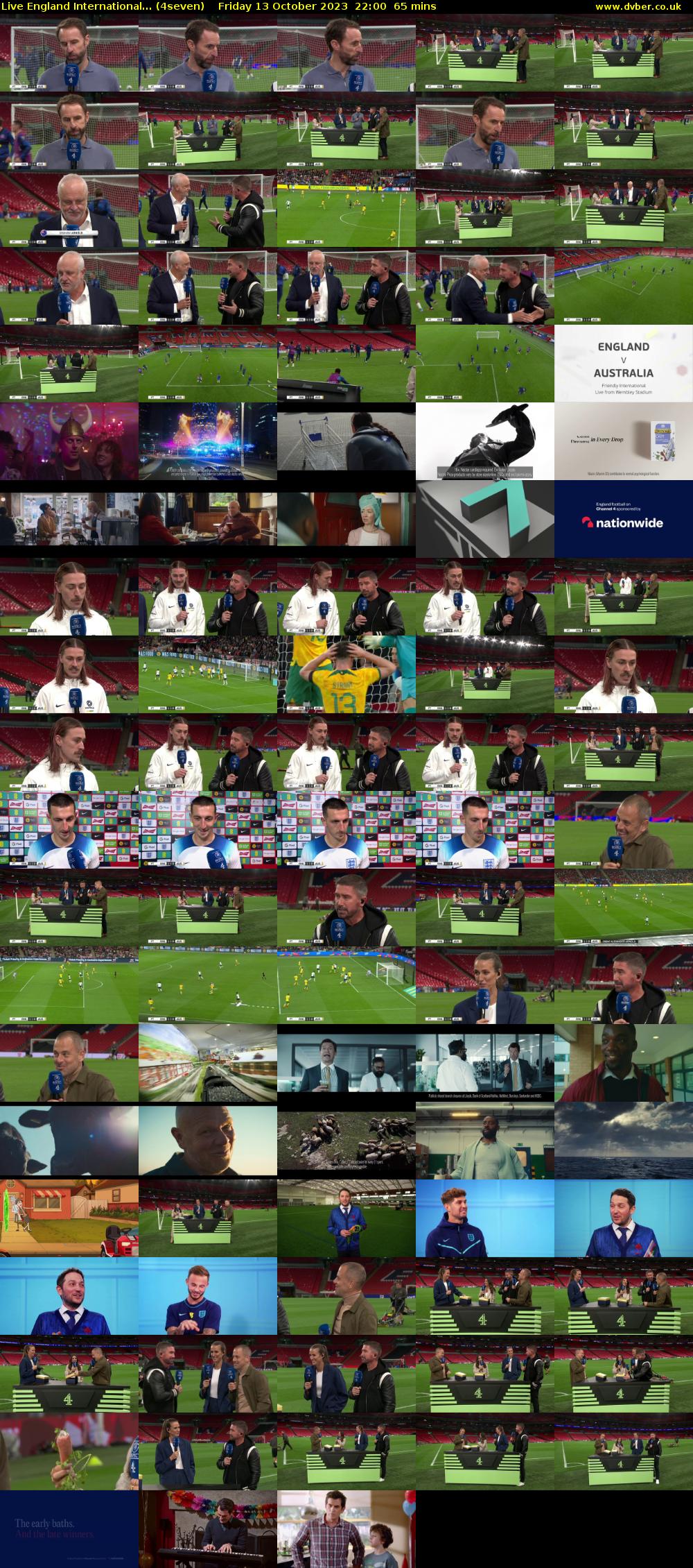 Live England International... (4seven) Friday 13 October 2023 22:00 - 23:05
