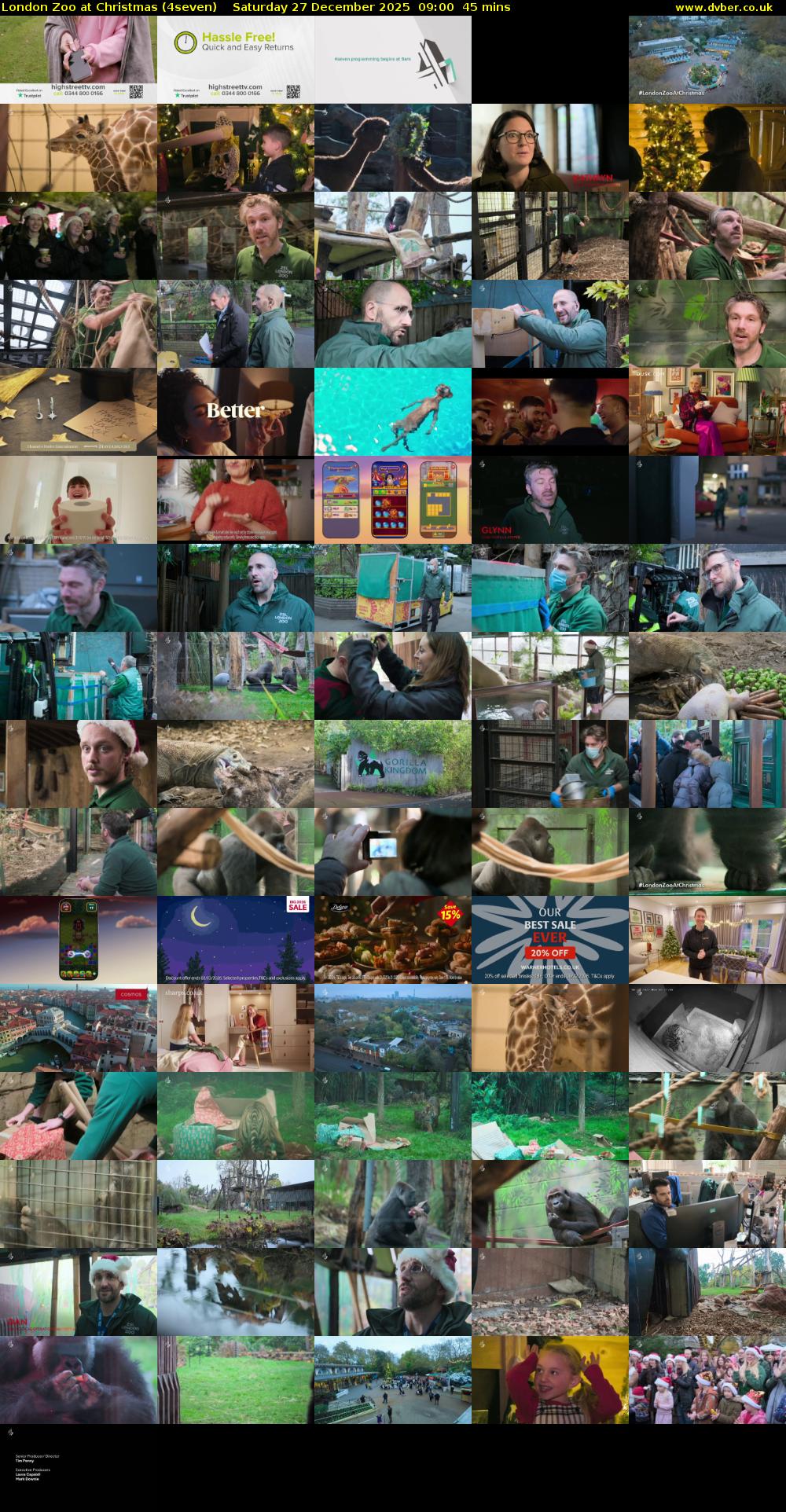 London Zoo at Christmas (4seven) Saturday 27 December 2025 09:00 - 09:45