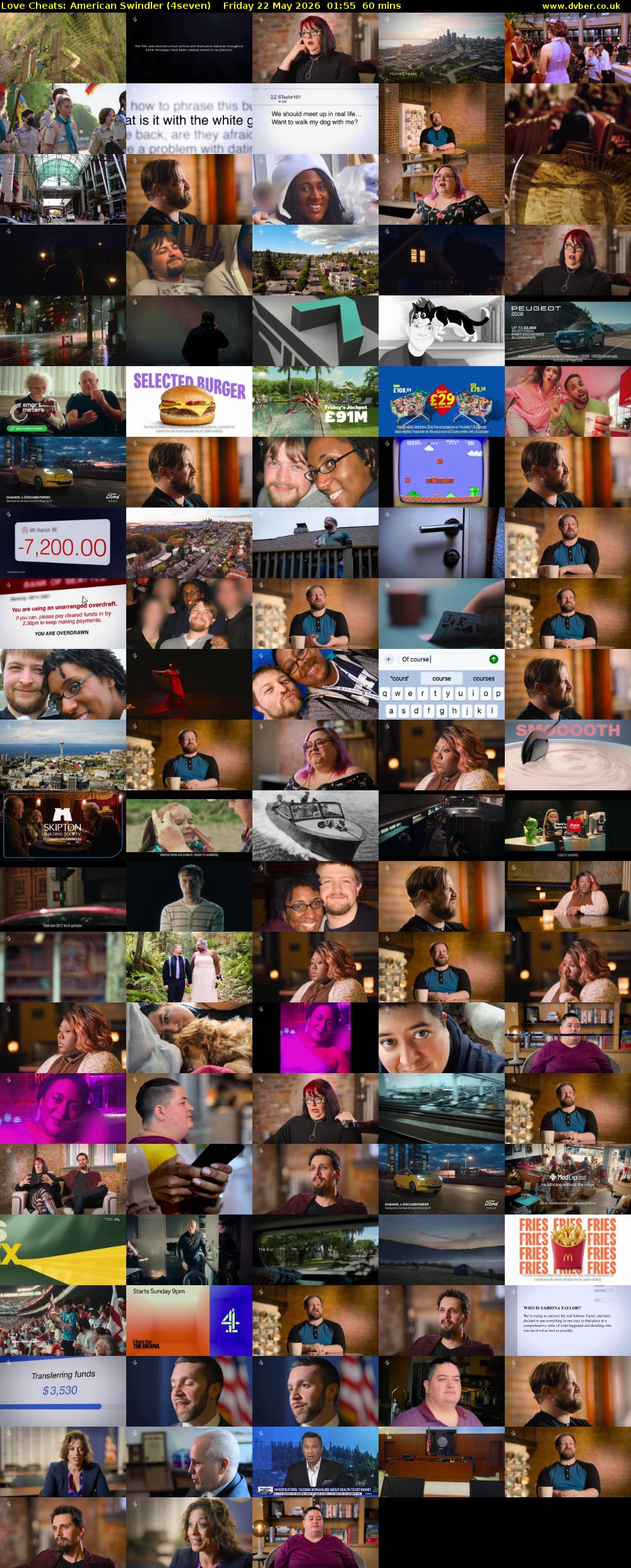 Love Cheats: American Swindler (4seven) Friday 22 May 2026 01:55 - 02:55