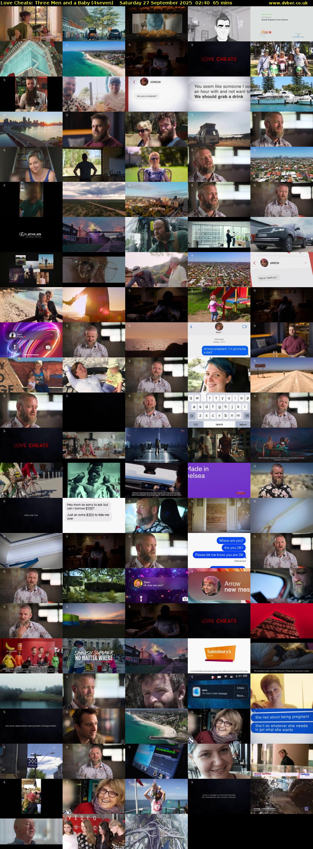 Love Cheats: Three Men and a Baby (4seven) Saturday 27 September 2025 02:40 - 03:45