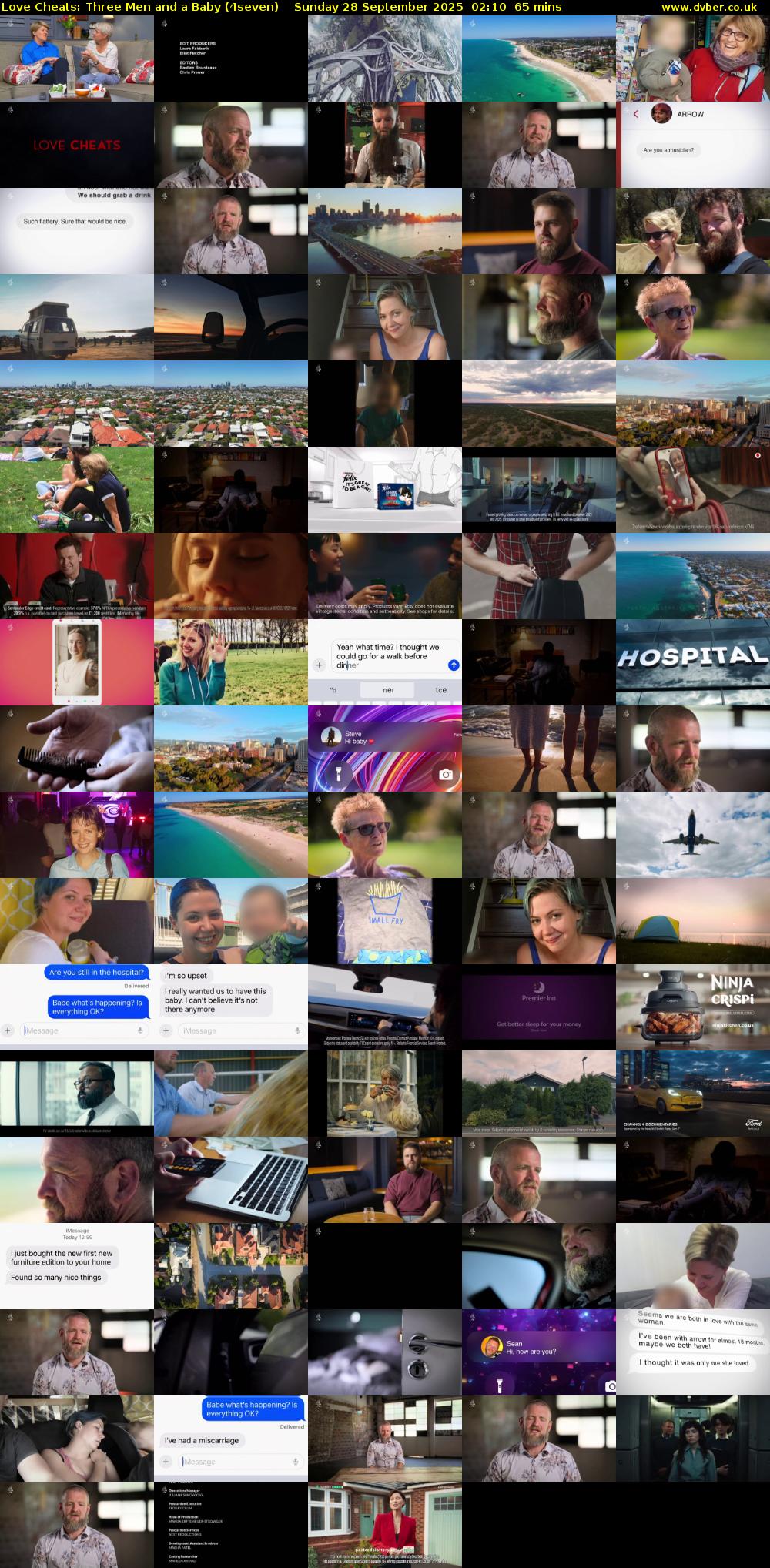 Love Cheats: Three Men and a Baby (4seven) Sunday 28 September 2025 02:10 - 03:15