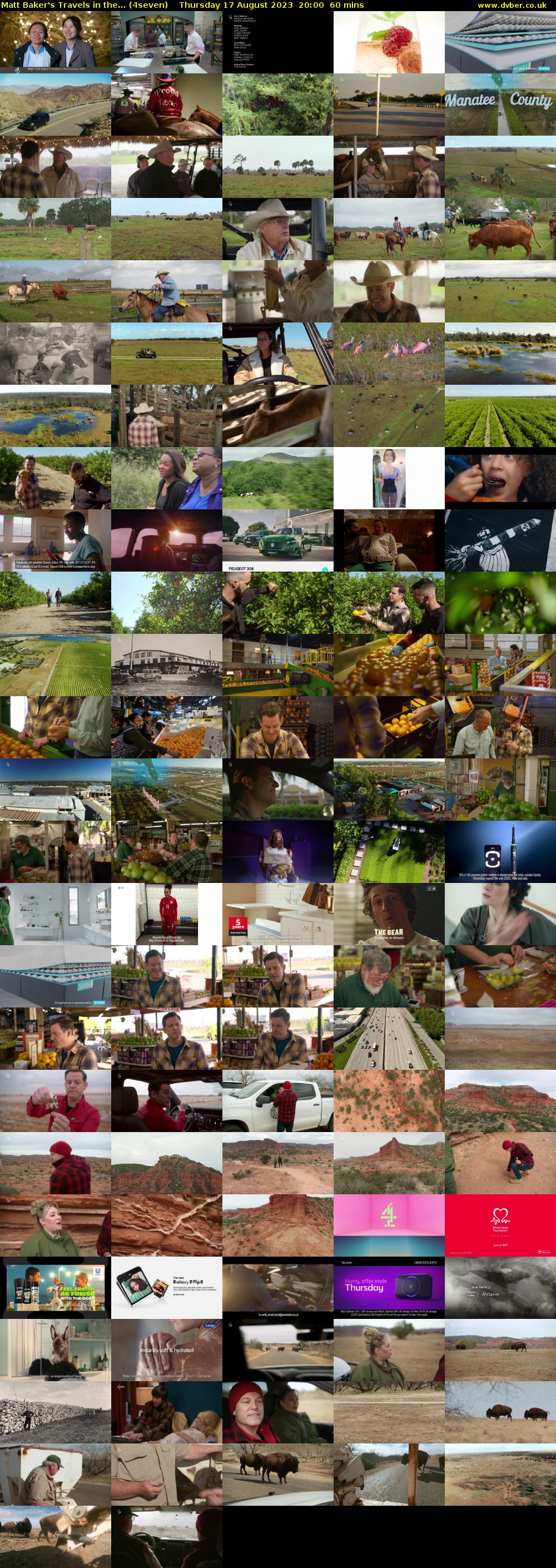 Matt Baker's Travels in the... (4seven) Thursday 17 August 2023 20:00 - 21:00