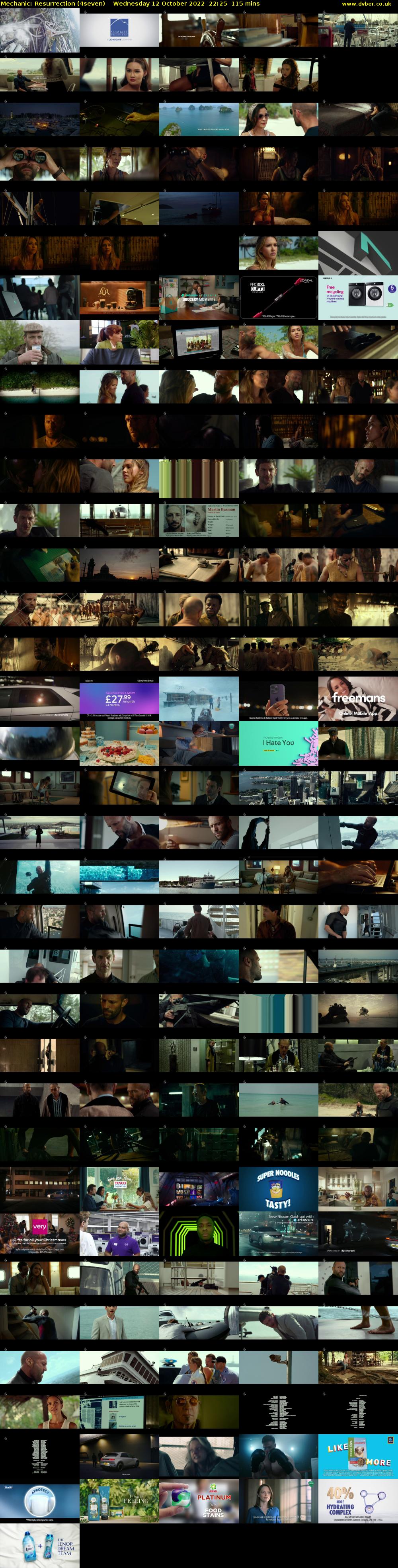 Mechanic: Resurrection (4seven) Wednesday 12 October 2022 22:25 - 00:20