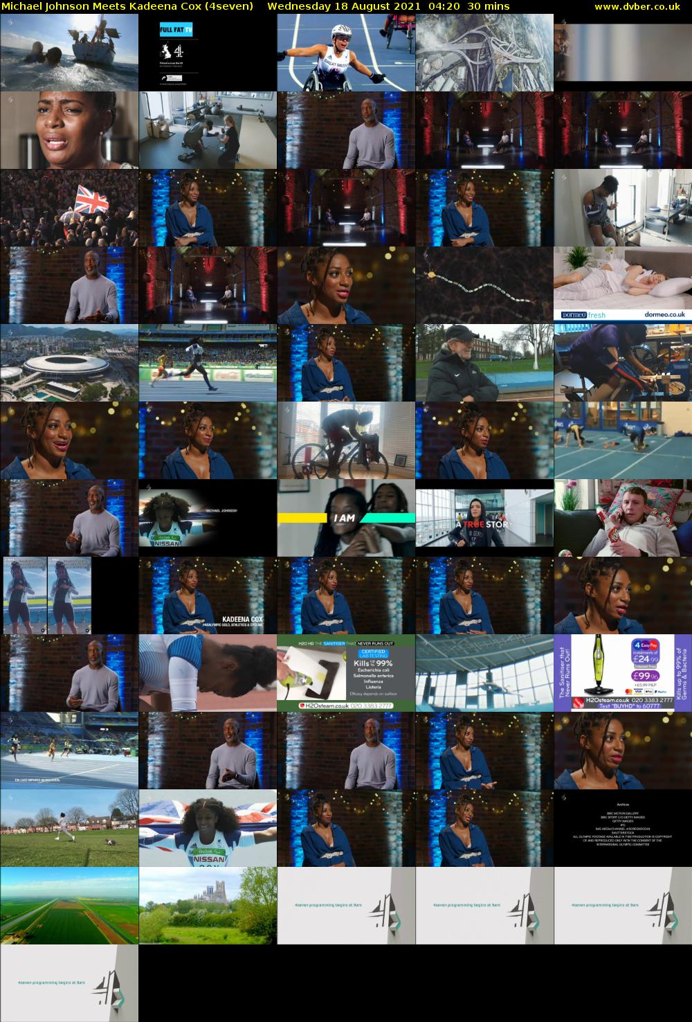 Michael Johnson Meets Kadeena Cox (4seven) Wednesday 18 August 2021 04:20 - 04:50