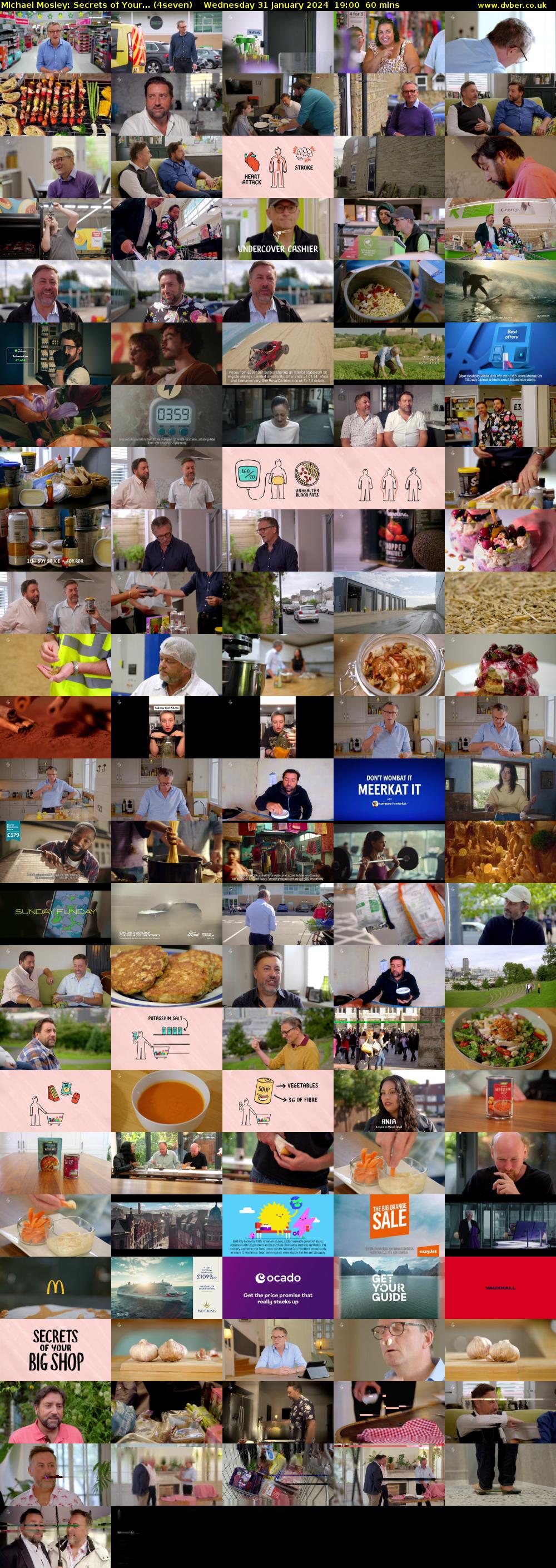 Michael Mosley: Secrets of Your... (4seven) Wednesday 31 January 2024 19:00 - 20:00