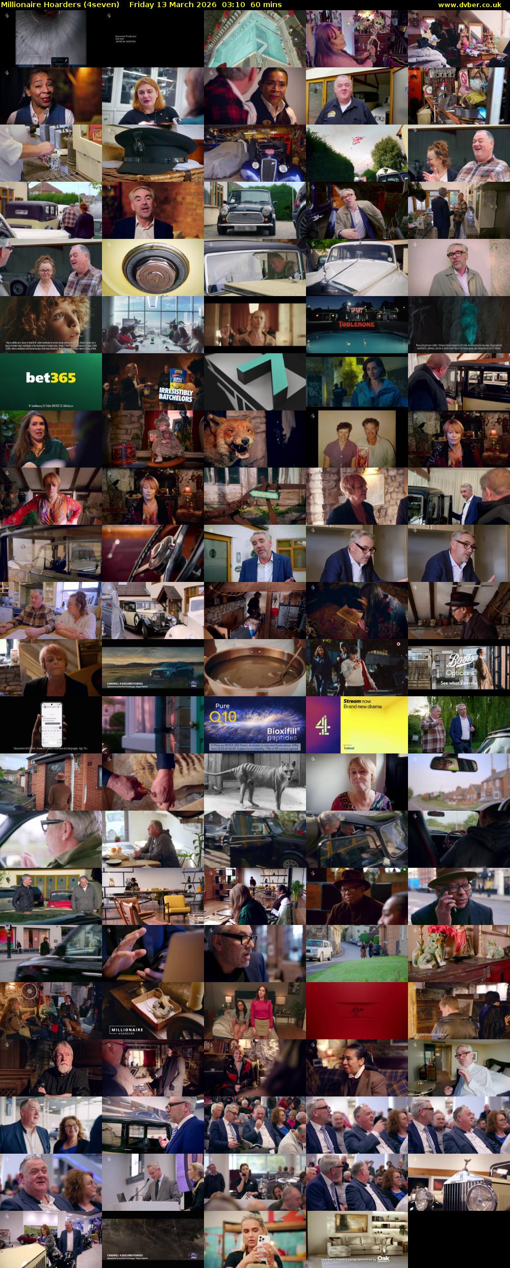 Millionaire Hoarders (4seven) Friday 13 March 2026 03:10 - 04:10