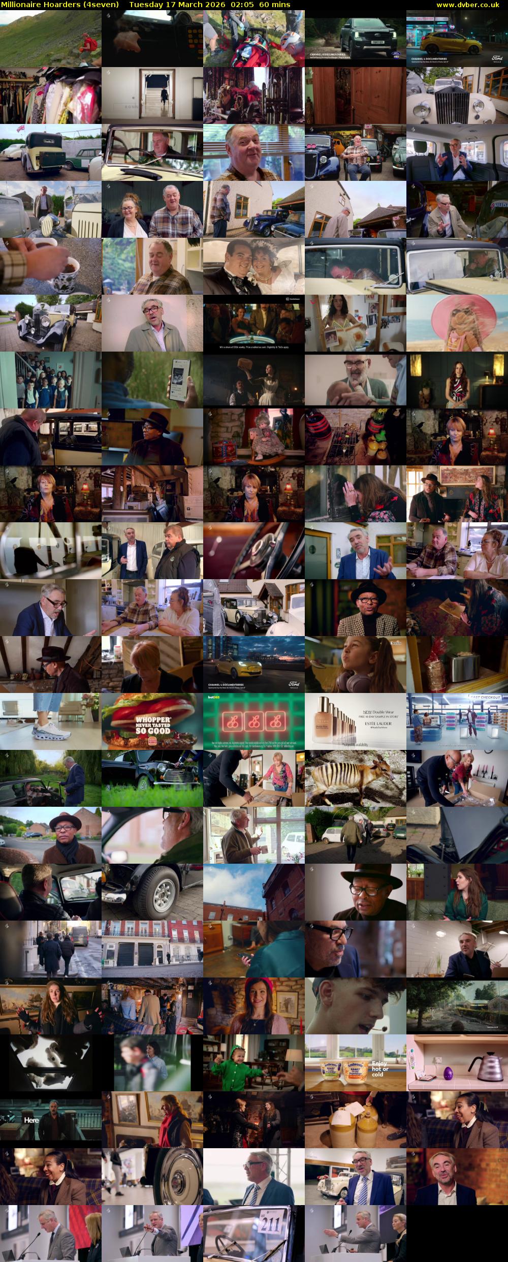 Millionaire Hoarders (4seven) Tuesday 17 March 2026 02:05 - 03:05
