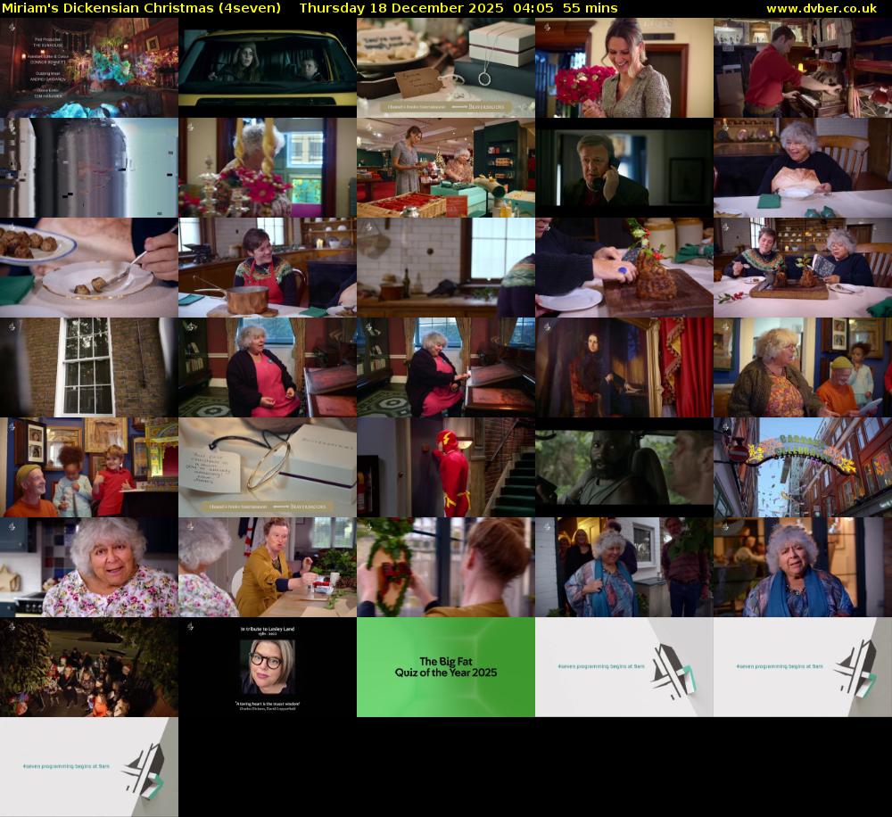 Miriam's Dickensian Christmas (4seven) Thursday 18 December 2025 04:05 - 05:00