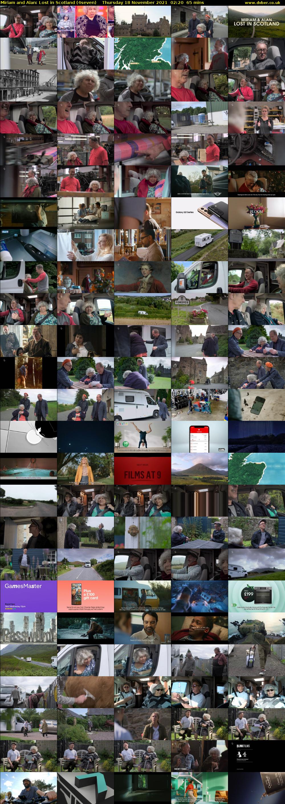 Miriam and Alan: Lost in Scotland (4seven) Thursday 18 November 2021 02:20 - 03:25