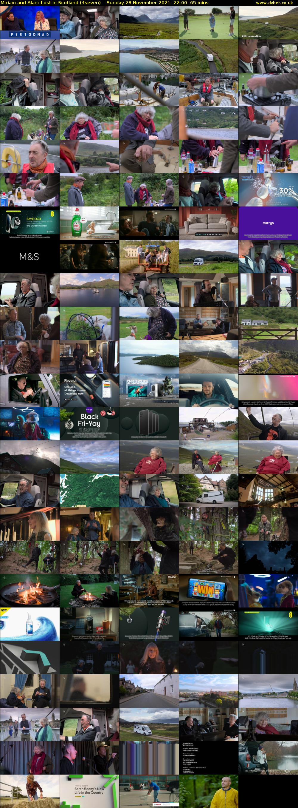 Miriam and Alan: Lost in Scotland (4seven) Sunday 28 November 2021 22:00 - 23:05