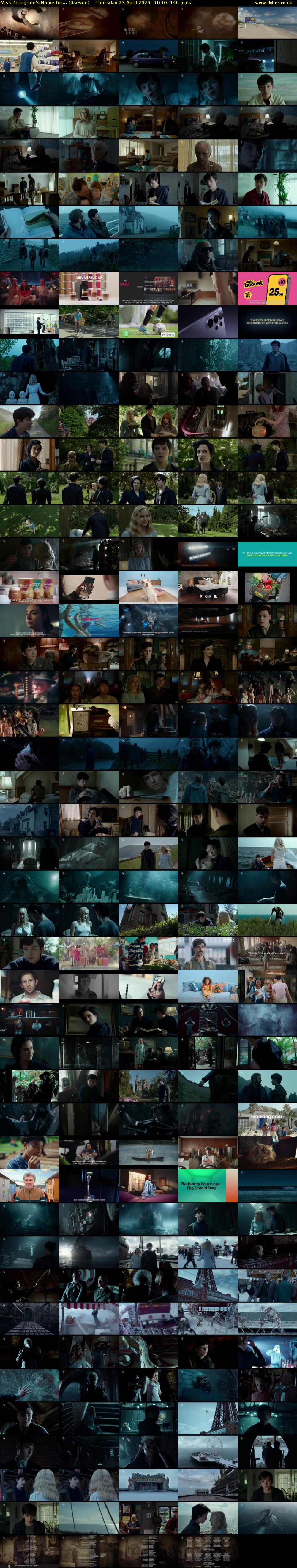 Miss Peregrine's Home for... (4seven) Thursday 23 April 2026 01:10 - 03:30