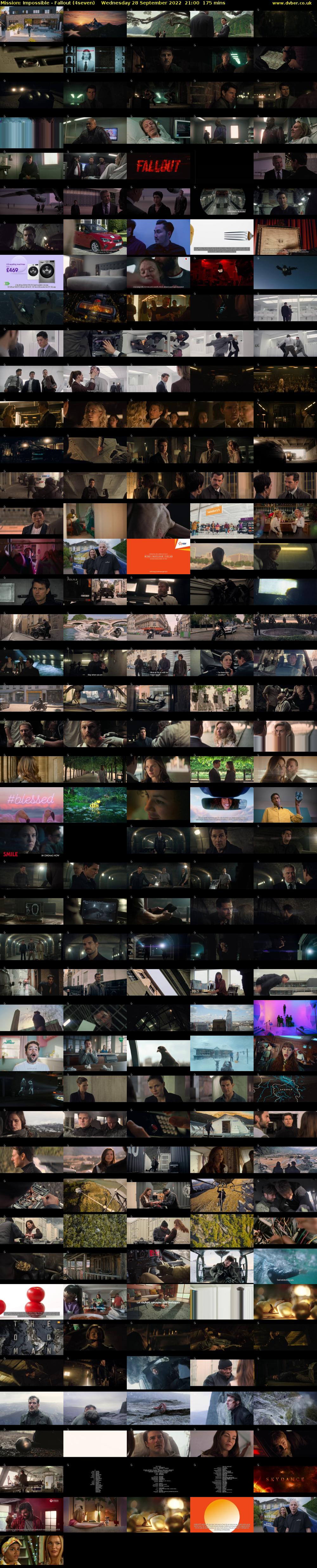 Mission: Impossible - Fallout (4seven) Wednesday 28 September 2022 21:00 - 23:55
