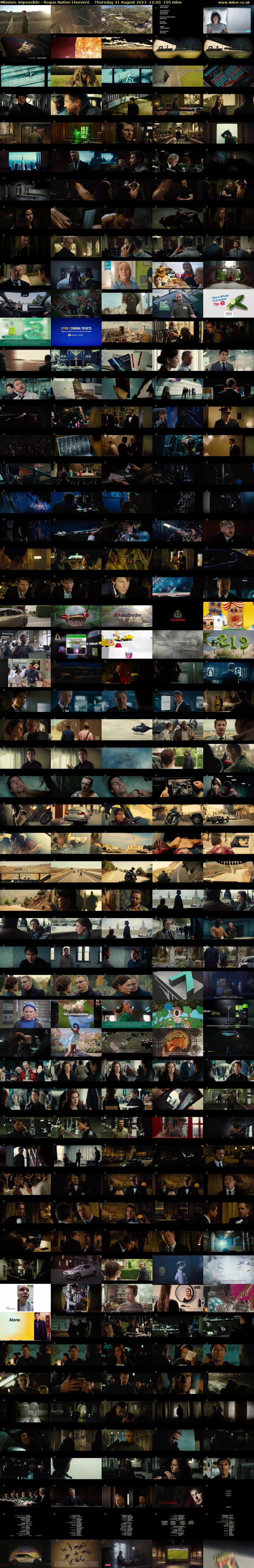 Mission: Impossible - Rogue Nation (4seven) Thursday 31 August 2023 21:00 - 23:35