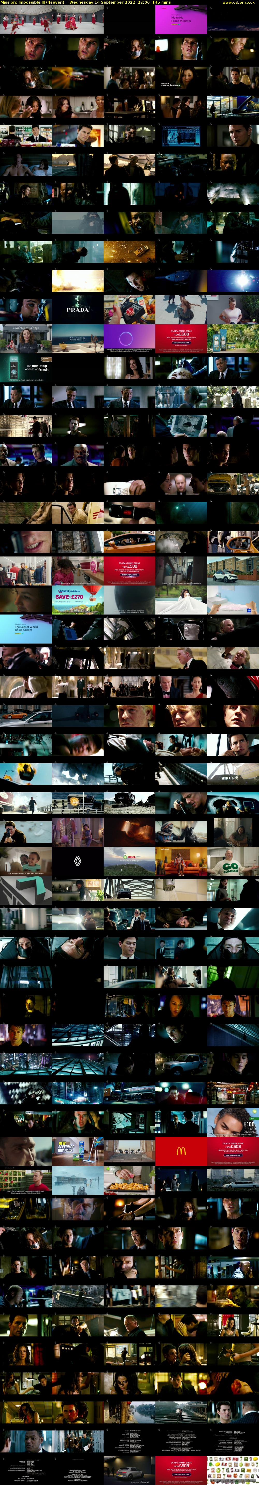 Mission: Impossible III (4seven) Wednesday 14 September 2022 22:00 - 00:25