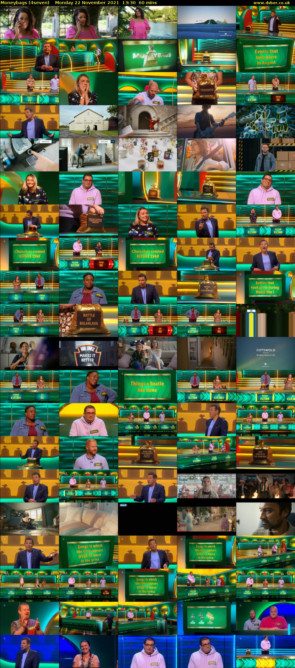 Moneybags (4seven) Monday 22 November 2021 13:30 - 14:30