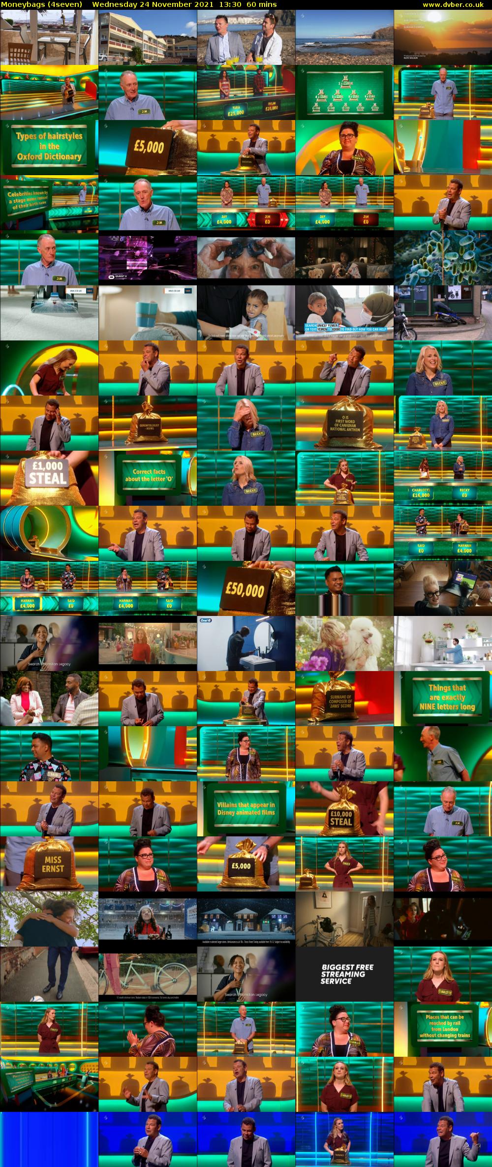 Moneybags (4seven) Wednesday 24 November 2021 13:30 - 14:30