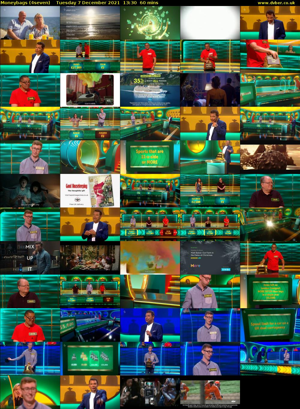 Moneybags (4seven) Tuesday 7 December 2021 13:30 - 14:30