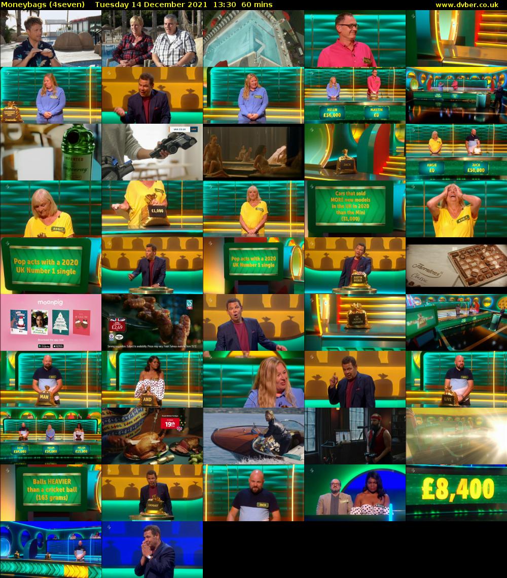 Moneybags (4seven) Tuesday 14 December 2021 13:30 - 14:30