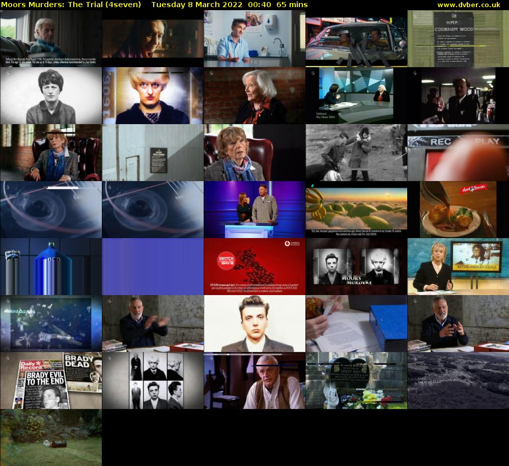 Moors Murders: The Trial (4seven) Tuesday 8 March 2022 00:40 - 01:45
