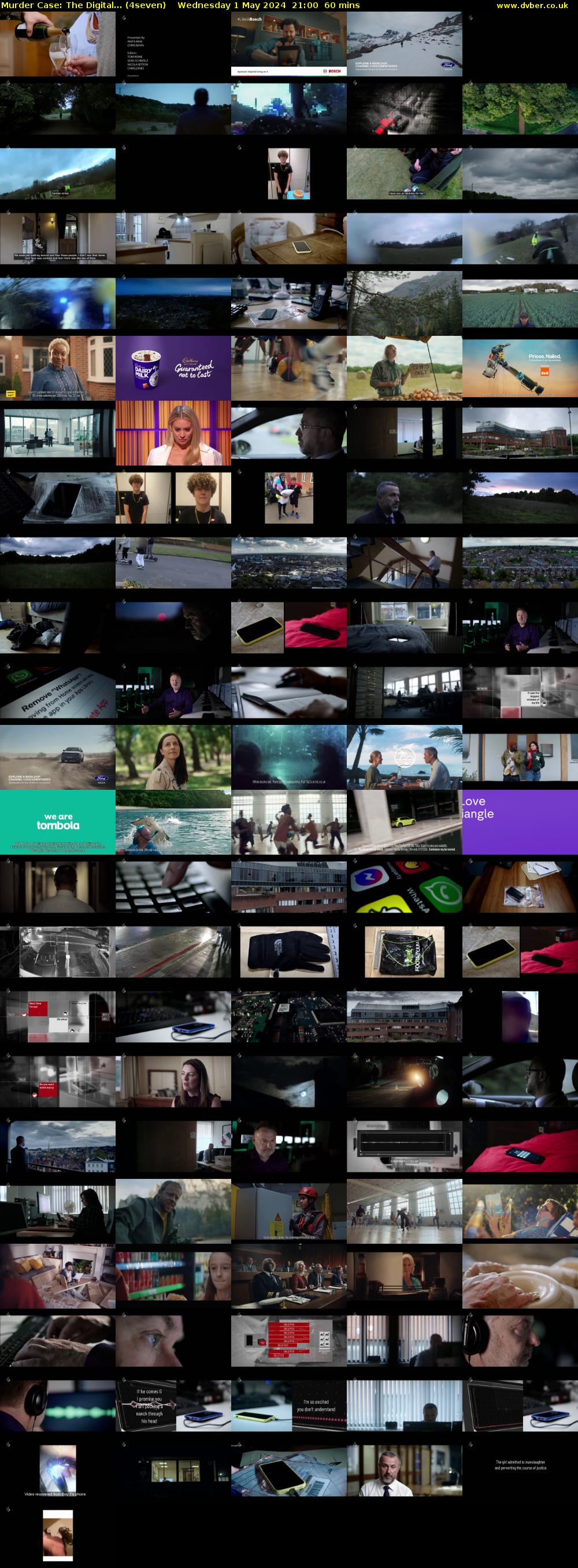 Murder Case: The Digital... (4seven) Wednesday 1 May 2024 21:00 - 22:00