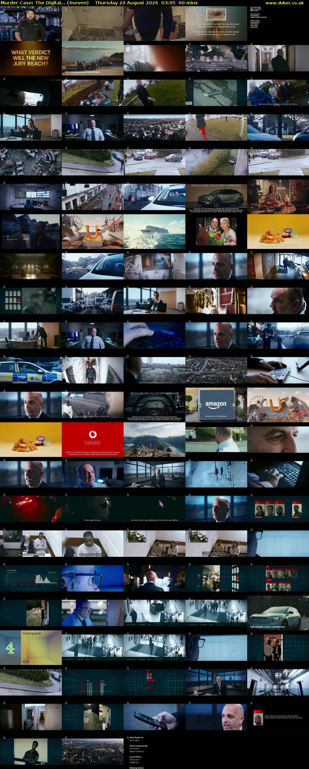 Murder Case: The Digital... (4seven) Thursday 20 August 2026 03:05 - 04:05