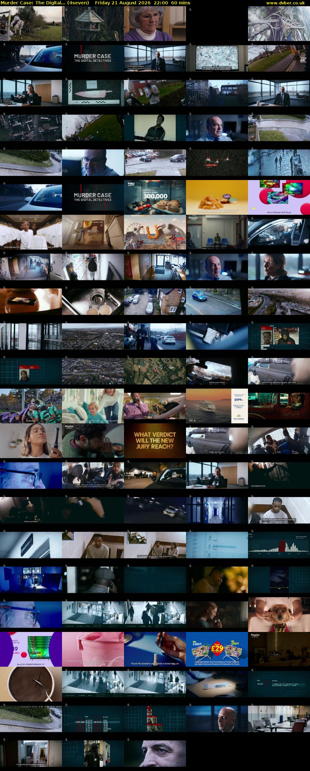 Murder Case: The Digital... (4seven) Friday 21 August 2026 22:00 - 23:00