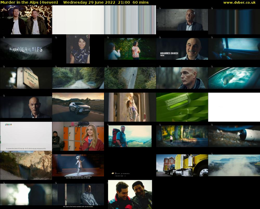 Murder in the Alps (4seven) Wednesday 29 June 2022 21:00 - 22:00