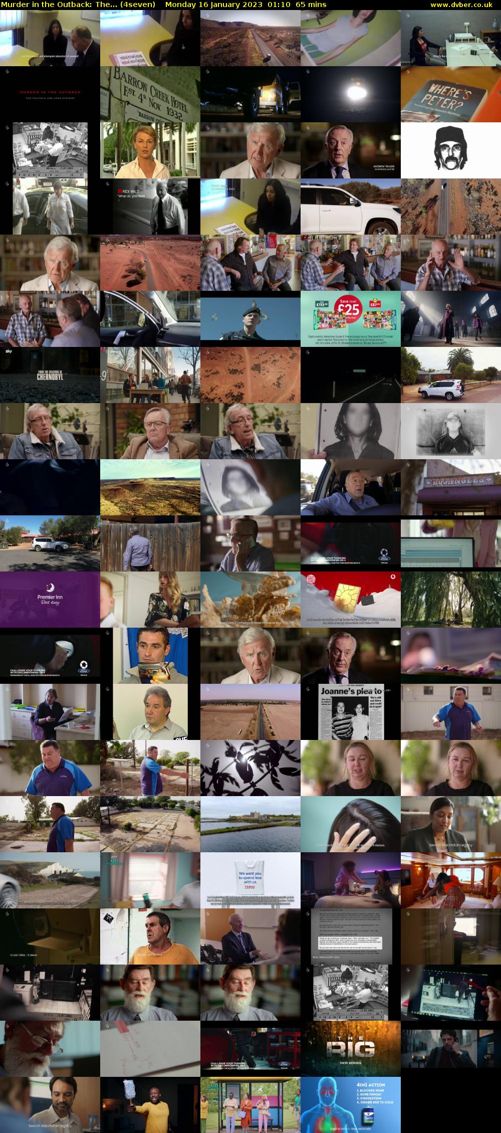 Murder in the Outback: The... (4seven) Monday 16 January 2023 01:10 - 02:15
