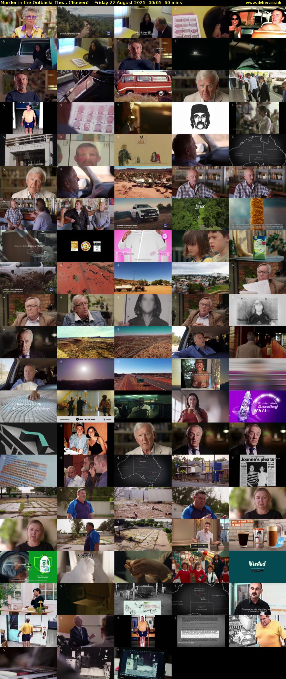Murder in the Outback: The... (4seven) Friday 22 August 2025 00:05 - 01:05