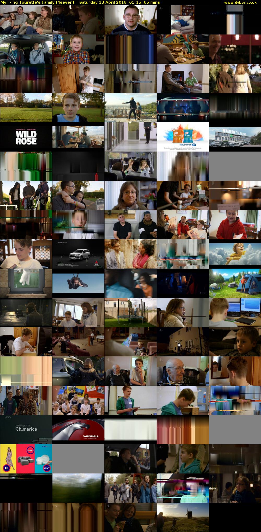 My F-ing Tourette's Family (4seven) Saturday 13 April 2019 01:15 - 02:20