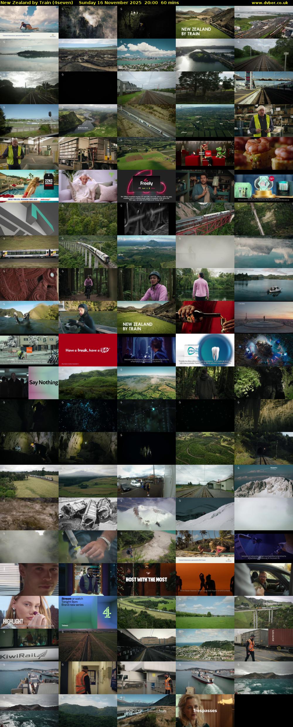 New Zealand by Train (4seven) Sunday 16 November 2025 20:00 - 21:00