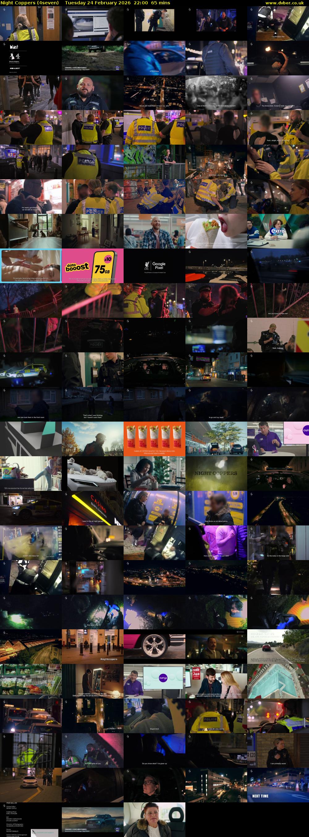 Night Coppers (4seven) Tuesday 24 February 2026 22:00 - 23:05