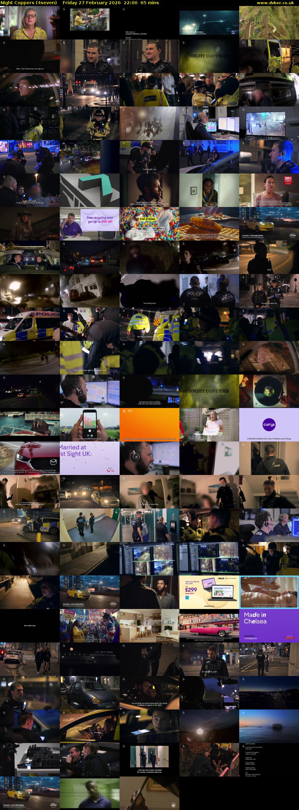 Night Coppers (4seven) Friday 27 February 2026 22:00 - 23:05