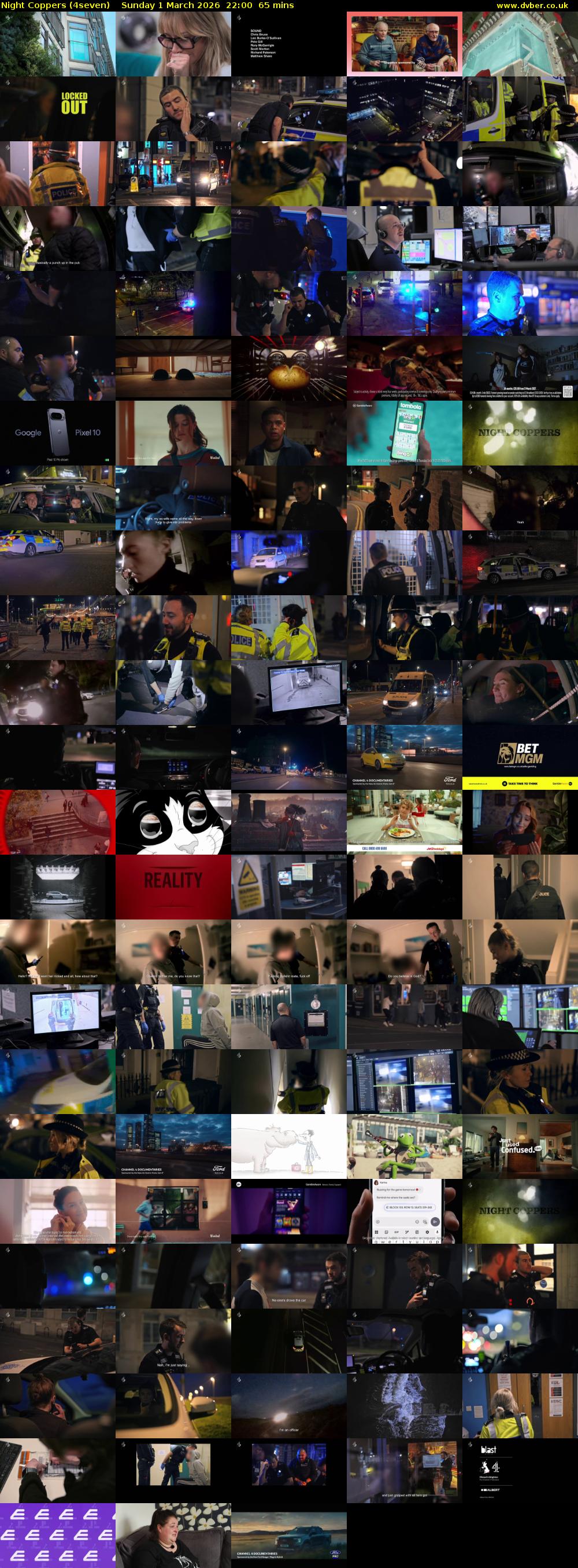 Night Coppers (4seven) Sunday 1 March 2026 22:00 - 23:05