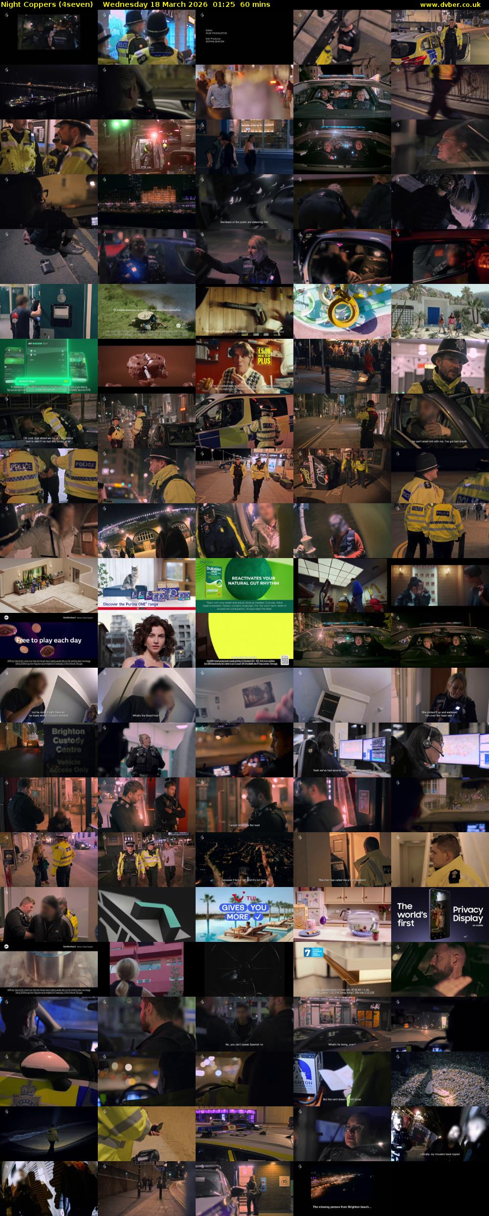 Night Coppers (4seven) Wednesday 18 March 2026 01:25 - 02:25