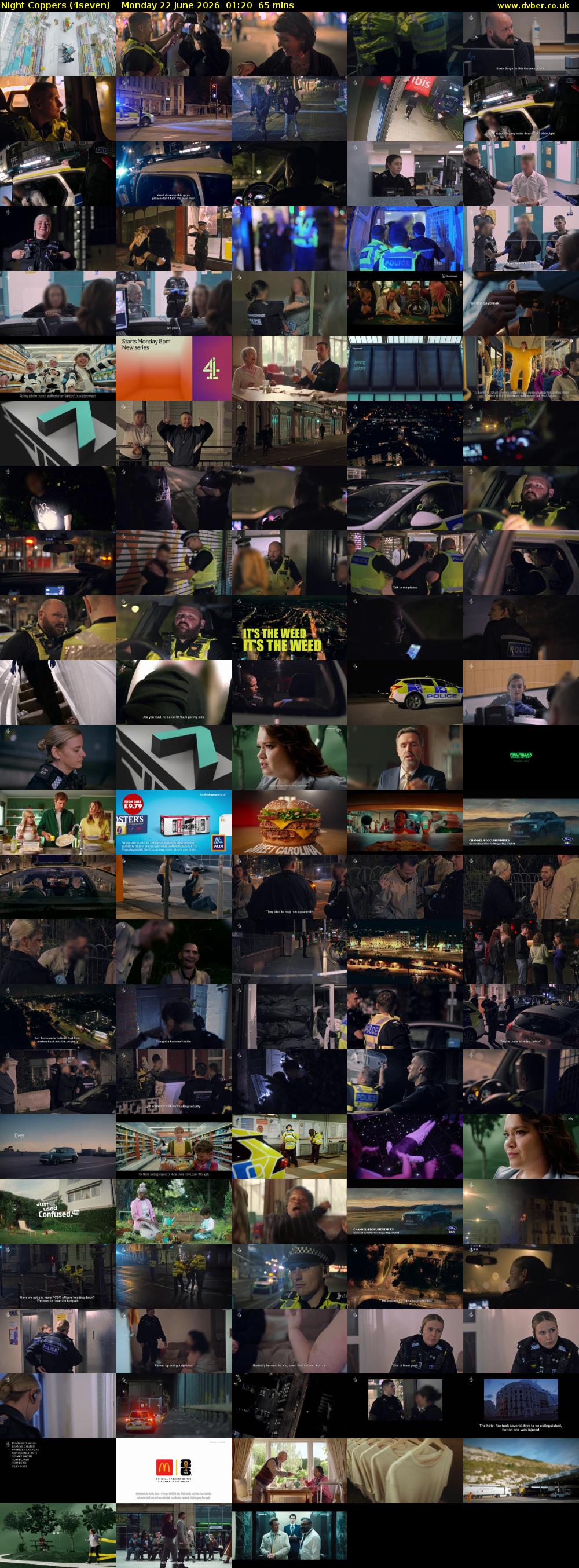 Night Coppers (4seven) Monday 22 June 2026 01:20 - 02:25
