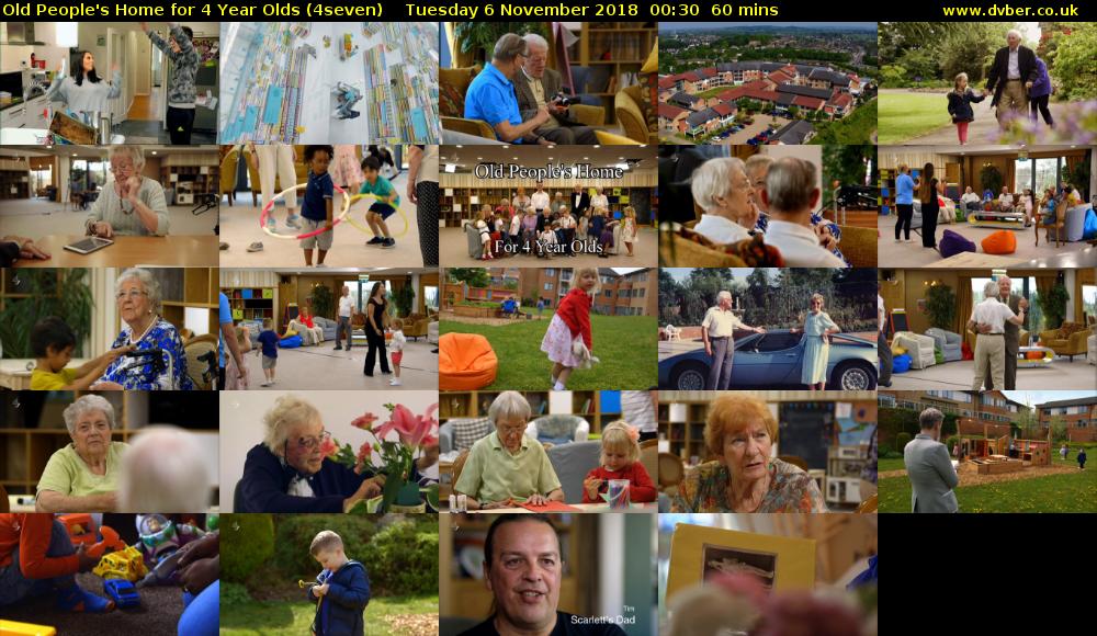Old People's Home for 4 Year Olds (4seven) Tuesday 6 November 2018 00:30 - 01:30